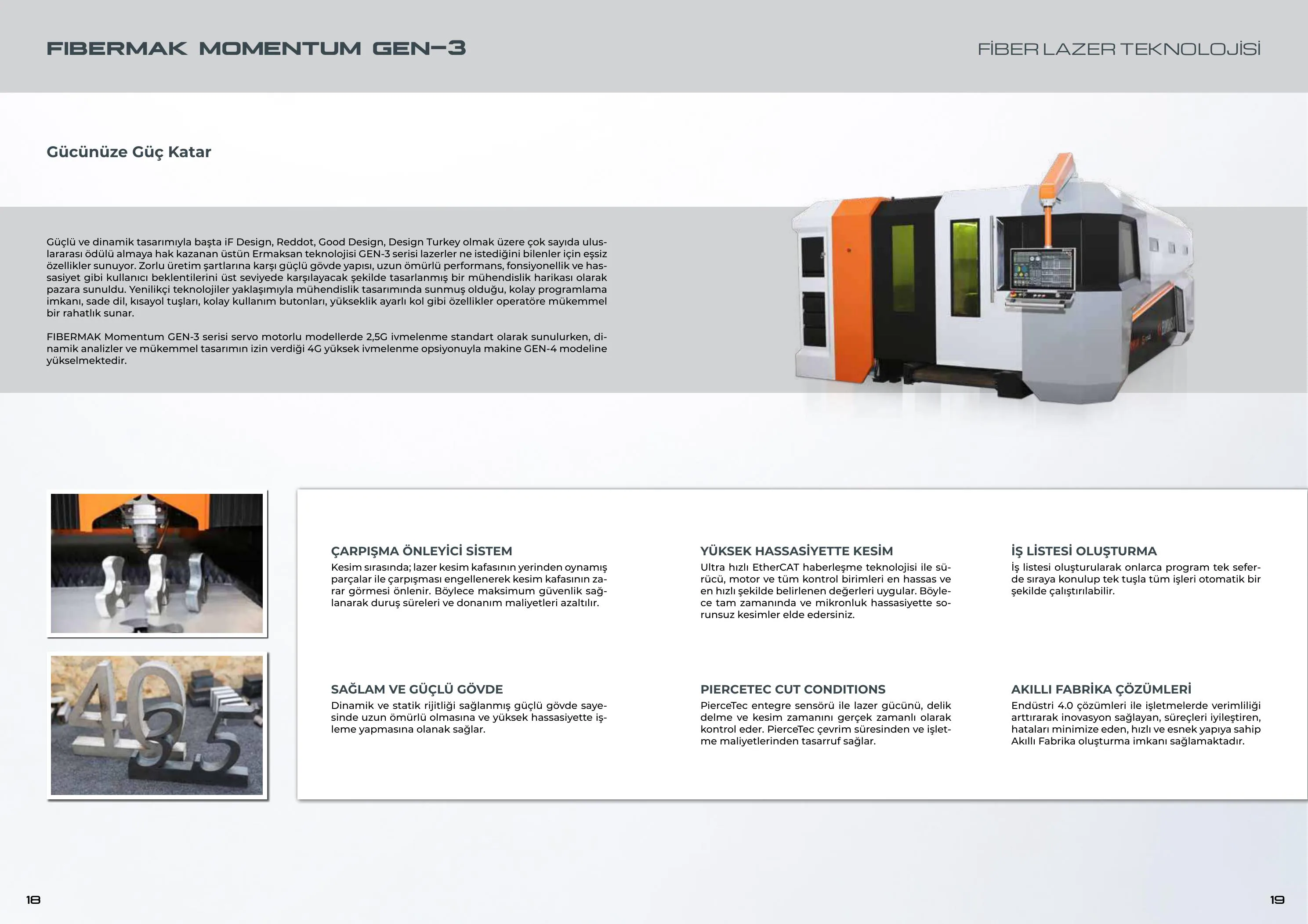 Fibermak Momentum Gen-3 teknoloji ve fonksiyonları